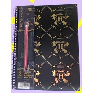 yoobi x Harry Potter 2 Piece 1 Subject Spiral Notebook With Pen and Eraser s2